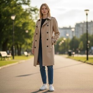 Michael Kors Tan Pea Coat